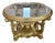 Vintage Gold Gilt Ornate Rococo Louis XV Accent Coffee Table For Sale