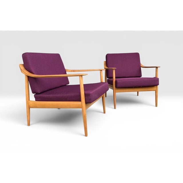 Mid-Century Modern Mid-Century Lounge Chairs from Walter Knoll / Wilhelm Knoll, 1960s, Set of 2 For Sale - Image 3 of 6