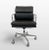 Mid-Century Modern Herman Miller Eames Aluminum Group Soft Pad Management Chair – Black Leather For Sale - Image 3 of 11