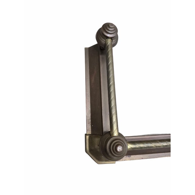 Metal MCM Victorian Revival Style Fireplace Fender by Decorative Crafts Inc For Sale - Image 7 of 9