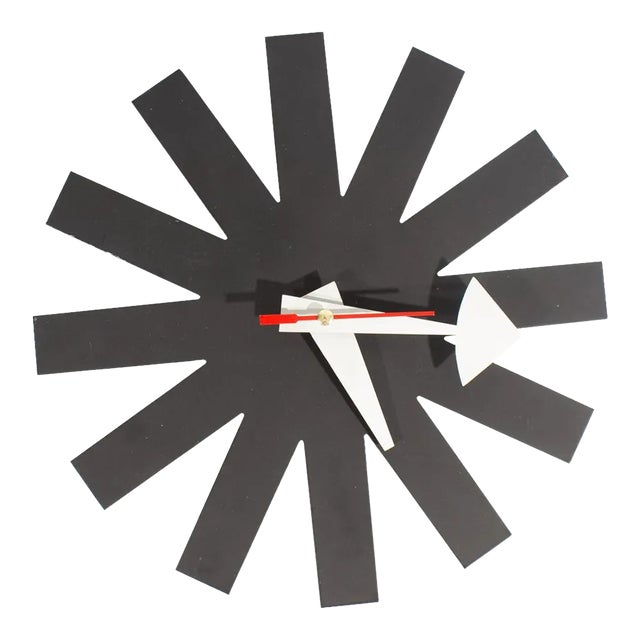 GEORGE NELSON ジョージ・ネルソン  Flutter Clock George Nelson Flutter Clock Brown | eBay