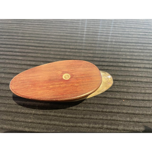 William Spratling Vintage William Spratling Mid Century Rosewood/Sterling Salt Cellar For Sale - Image 4 of 6