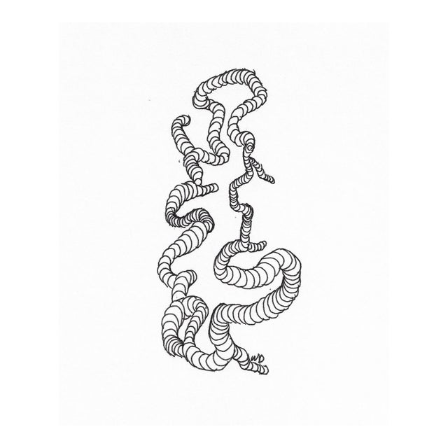 1980s William Davis Modern Drawing For Sale
