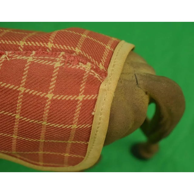 Lead Horse W/ Tattersall Blanket Figurine For Sale - Image 4 of 11