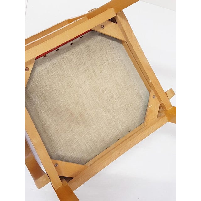 Vintage French Bridge Armchairs, 1950s, Set of 2 For Sale - Image 10 of 11