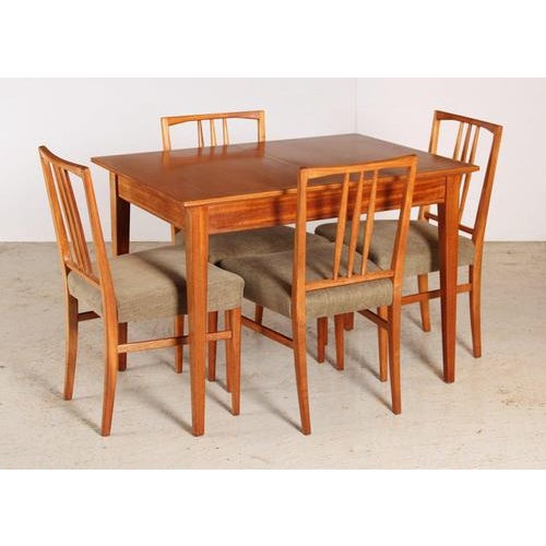 Mid-Century Modern Dining Table and Chairs in Mahogany by Gordon Russell, 1960s, Set of 5 For Sale - Image 15 of 15