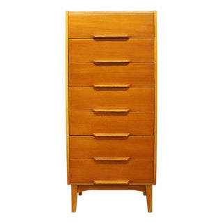 Mid-Century Maple Chest of Drawers, Czechoslovakia, 1960s For Sale