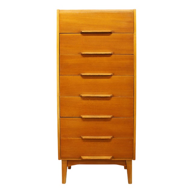 Mid-Century Maple Chest of Drawers, Czechoslovakia, 1960s For Sale