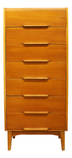 Mid-Century Maple Chest of Drawers, Czechoslovakia, 1960s
