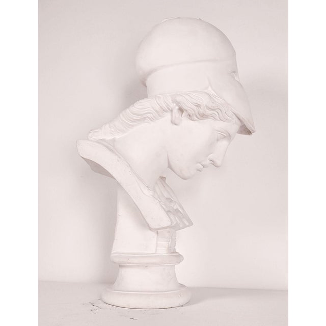 Plaster Bust of Athena by Caproni, u.s.a. Circa 1960 For Sale - Image 9 of 9