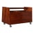 Norwegian Rosewood Magazine Rack / Record Lp Caddy by Rolf Hesland for Bruksbo For Sale