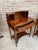 1940s Pair of Neoclassical Marquetry Bedside Tables With Drawers and Upper Compartment For Sale - Image 14 of 18