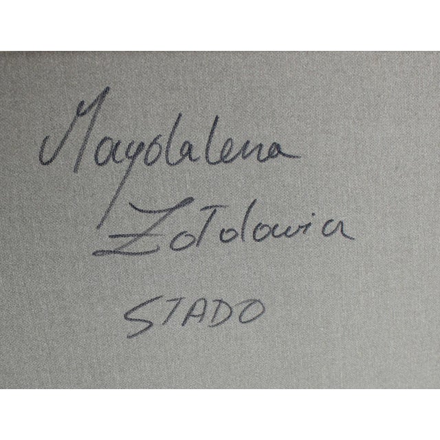 Magdalena Zoldowicz Penke, Herd, 2017, Acrylic on Canvas For Sale - Image 4 of 7