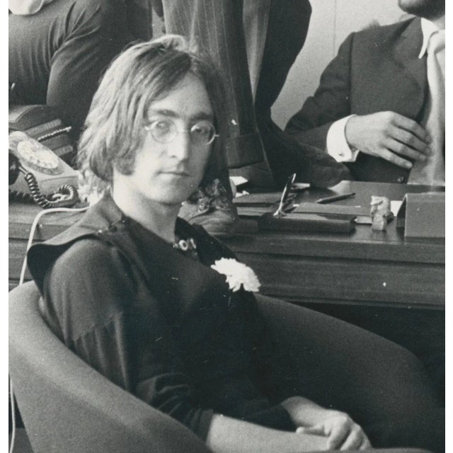 Henry Grossman, The Beatles in Office, Black and White Photoograph, 1970s For Sale - Image 3 of 5