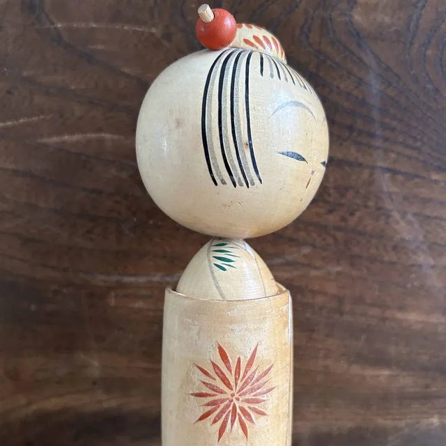 Vintage Kawaii Sosaku Kokeshi Doll, Japan, 1970s For Sale - Image 4 of 9