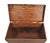 1900 - 1909 1900s Deep Brown Antique Trunk Accent Table For Sale - Image 5 of 6