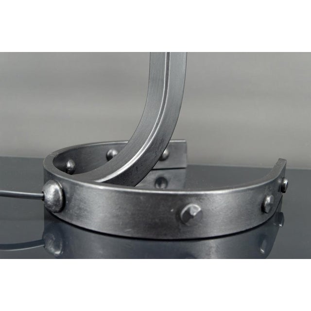 Wrought Iron Rooster Lamp by Jean Touret, 1950s For Sale - Image 14 of 16