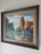 Original mid-century oil painting depicting a tranquil countryside landscape in Rambouillet, France. The medium is oil on...