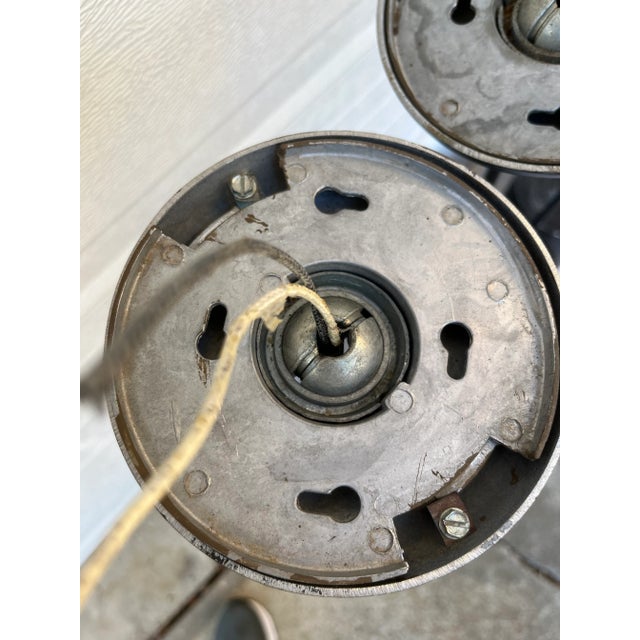 1960s 1960’s Minimalist Black Prescolite Pendant Light For Sale - Image 5 of 12