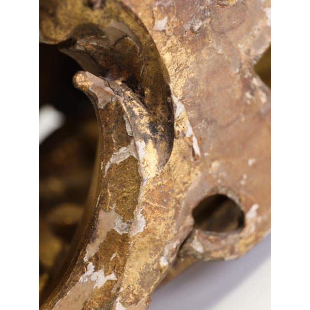 18th Century Italian Rococo Giltwood Corner Wall Bracket, 1870 For Sale - Image 10 of 18