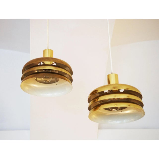 Austrian Lamella Lamp from J.T. Kalmar, 1970s For Sale - Image 10 of 14