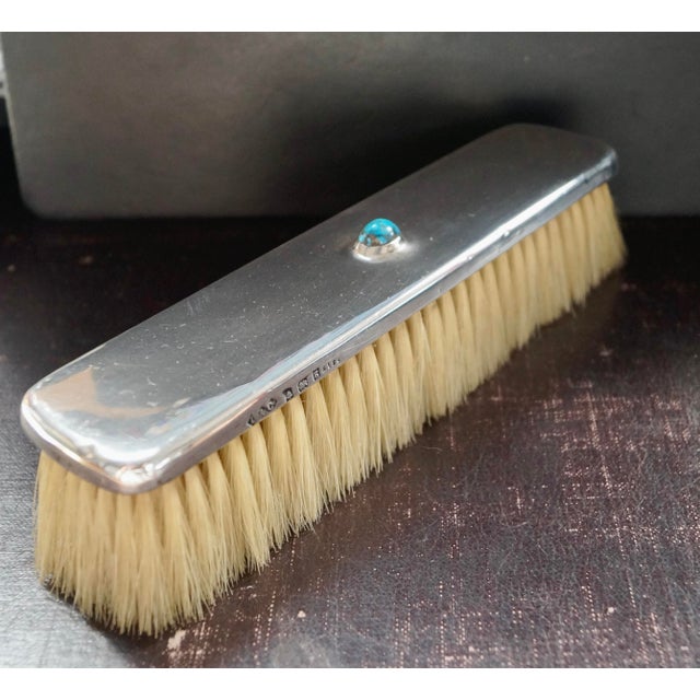 Silver & Turquoise Cymric Clothes Brush from Liberty & Co., 1906 For Sale - Image 6 of 10