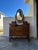 Brown Antique 1900s Tiger Oak Vanity / Dresser With a Swivel Mirror, Featuring Barley Twist Columns and Legs For Sale - Image 8 of 12