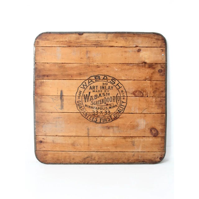 Antique Stove Board by Wabash Screen Door Company For Sale - Image 10 of 11