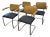 Marcel Breuer for Knoll Cesca Dining Arm Chairs For Sale