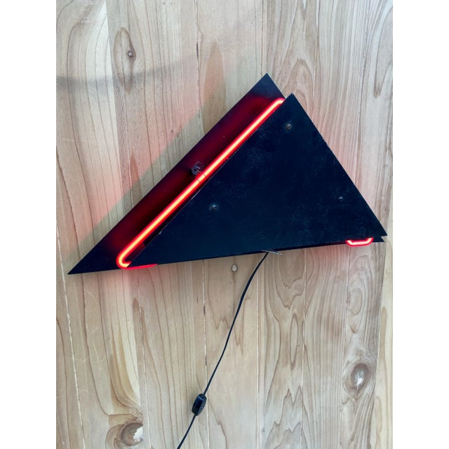 Rudi Stern Postmodern Sculpture Torchiere Wall Sconce Rudi Stern “Let There Be Neon” Style - Pair For Sale - Image 4 of 7