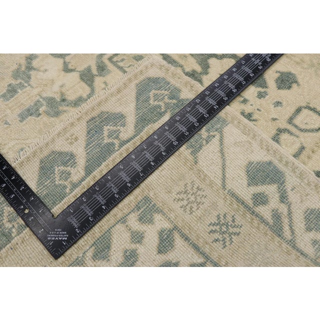 Late 20th Century Vintage Turkish Oushak Rug - 04'10 X 08'01 For Sale - Image 5 of 9