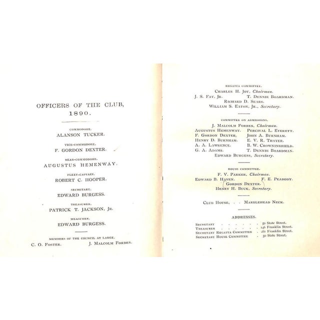 Eastern Yacht Club 1890 For Sale In New York - Image 6 of 11