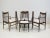 Set of six chairs, model 422, designed by Arne Vodder in the 1960s. Four chairs without arms and two with arms. Frame in...