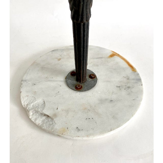 Miniature French Marble Bistro Display Table For Sale - Image 9 of 9
