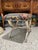 Traditional Italian Vintage Water-Gilded Silver Wood Stool For Sale - Image 3 of 6