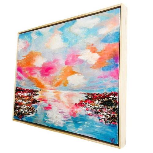 Orange Yvonne Beeris, Mister Pink Sky Pink Sunset, 2026, Acrylic For Sale - Image 8 of 9