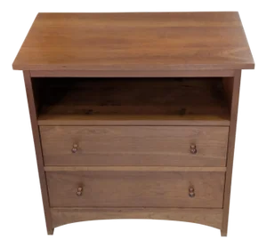 Stickley Mission Cherry Two-Drawer Media/Console Table
