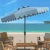 Whether you’re swaying to a beachside samba in Brazil or sipping a mojito by the pool, this nine-foot crank umbrella is an...