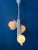 Mid-Century Modern White Pendant Lamp with Opaline Glass Shades For Sale - Image 13 of 13