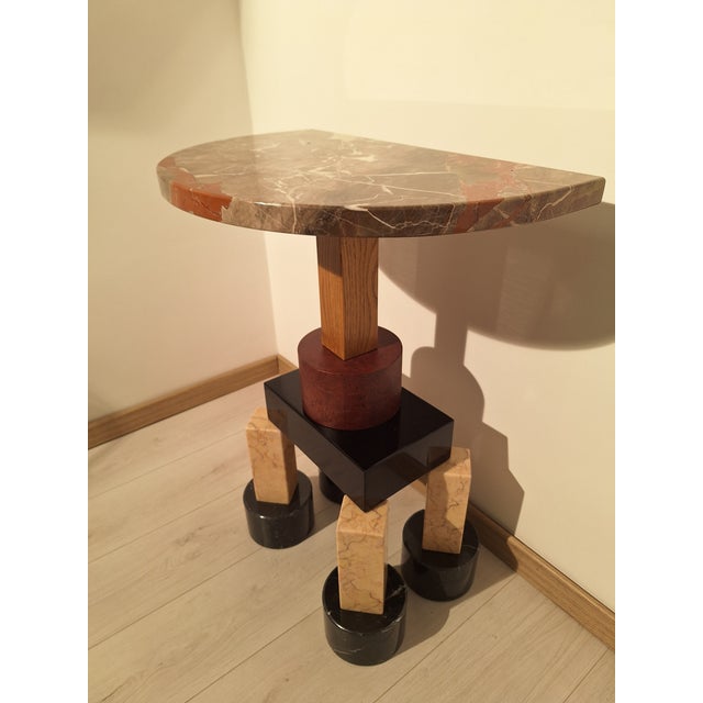 Console Demistella Model in Fine Marble by Ettore Sottesass for Up & Up, 1980s For Sale - Image 9 of 18