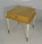 Italian Modern Side Table in Maple with Cream Lacquer and Chrome, 1980s For Sale - Image 3 of 9