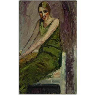 Antonio Feltrinelli, Woman, 1930s, Oil Painting on Board, Framed For Sale