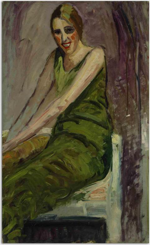 Antonio Feltrinelli, Woman, 1930s, Oil Painting on Board, Framed