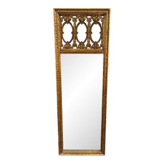Victorian Gilded Wall Mirror For Sale