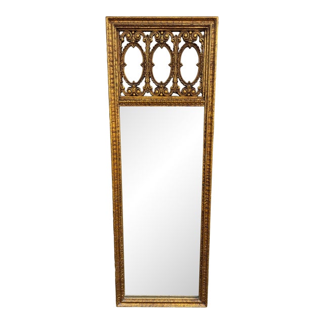 Victorian Gilded Wall Mirror For Sale