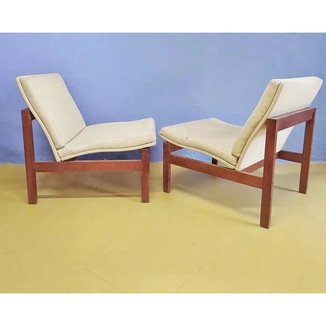 Set of Vintage Moduline Lounge Chairs by Ole Gjerløv-Knudsen & Torben Lind, 1960s For Sale - Image 12 of 12
