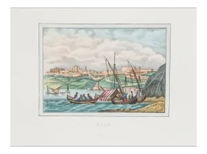Unknown - View of Oran - Original Lithograph - 1846