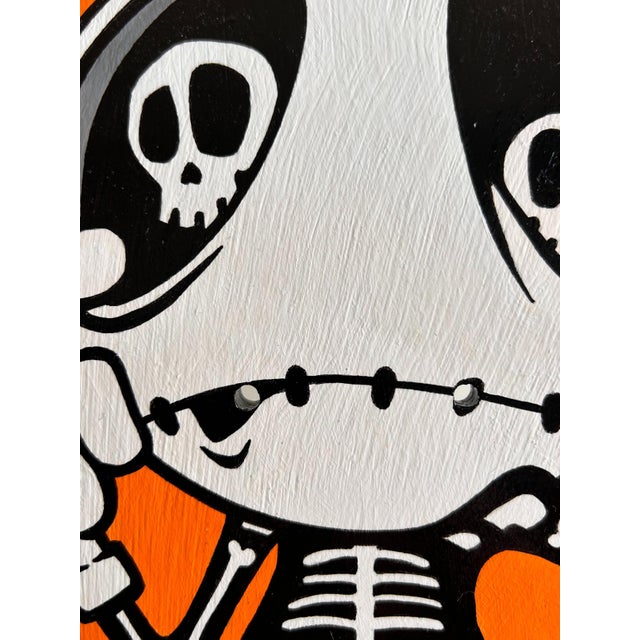 Arsen - At a Glance Mixed media on wood 47x21x3cm Unique Year 2023 Signed This piece is attributed to the mentioned...