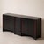 The Brera sideboard is a refined example of early 1980s Italian design. The open-pore, matte black stained oak frame...