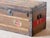 Antique Damier Steamer Trunk with Hotel Labels and Initials from Louis Vuitton, 1890s For Sale - Image 12 of 15